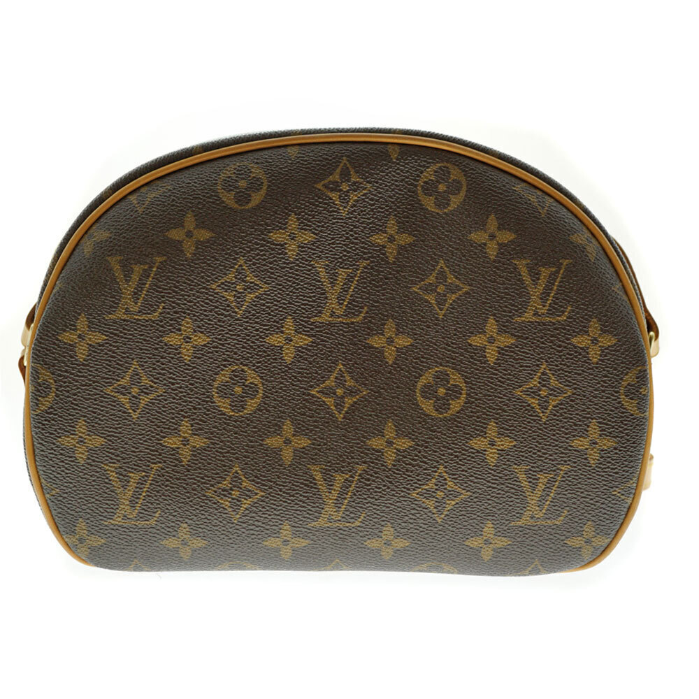 Louis Vuitton Monogram Bag Crossbody Blois Canvas Brown Shoulder